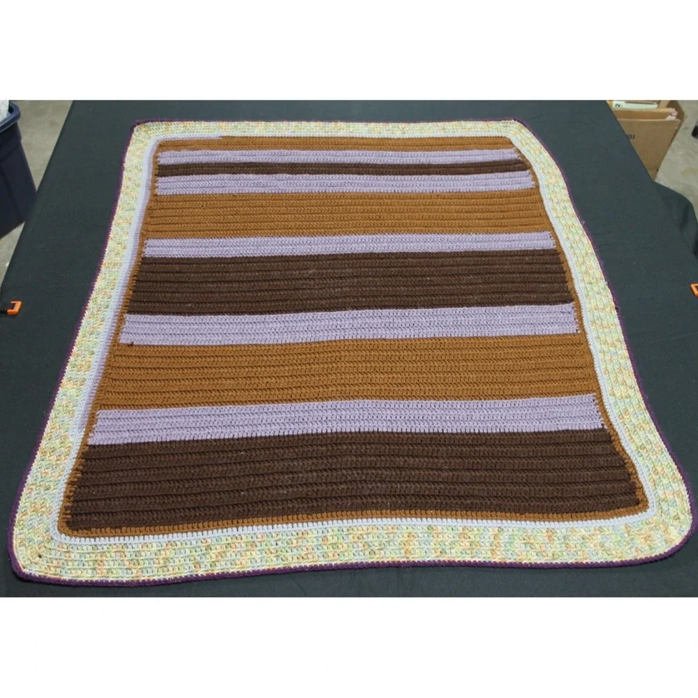 Handmade crochet blanket